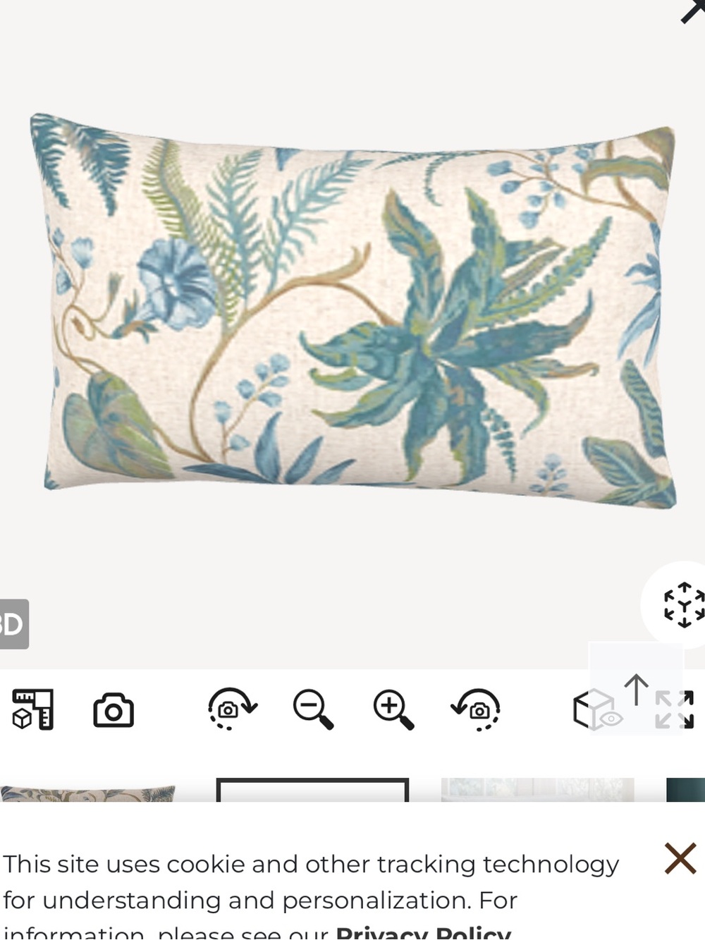 Set of 2 Ballard Designs pillow covers 12x20 Winthrop blue